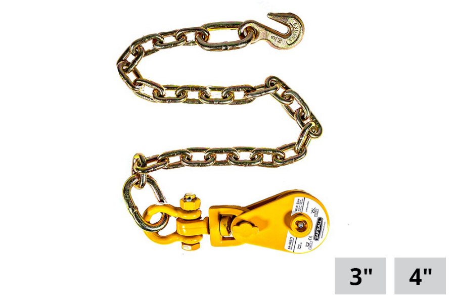 Picture of SafeAll Snatch Block with Chain & Grab Hook