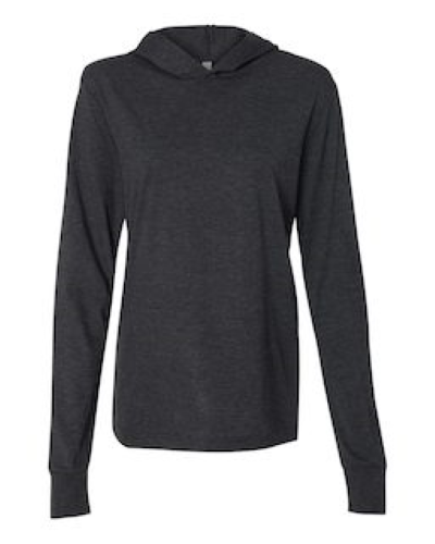 Picture of BELLA + CANVAS Jersey Hooded Long Sleeve Tee