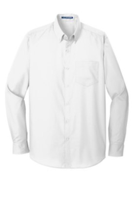 Picture of Port Authority Long Sleeve Carefree Poplin Shirt