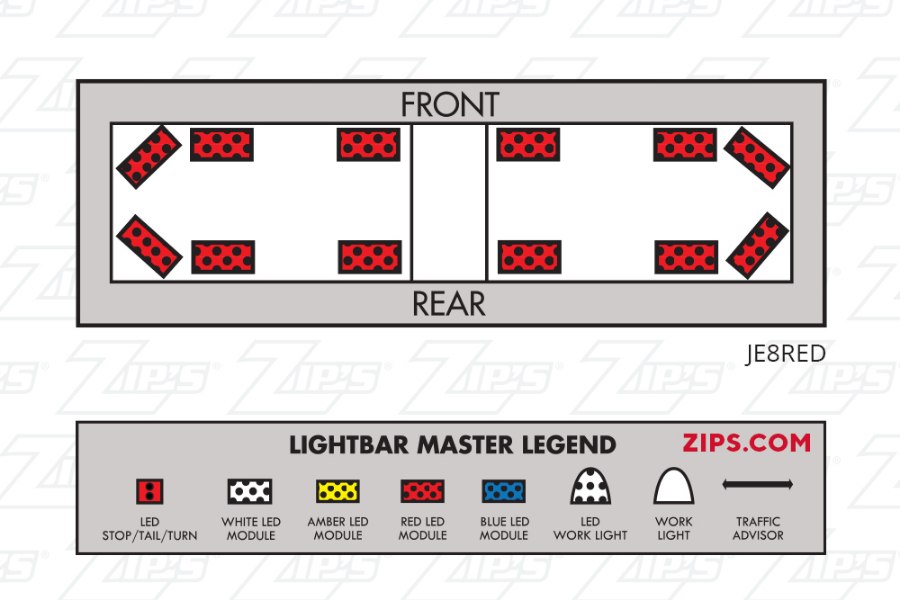 Picture of Whelen Justice JE Competitor Series Super LED Light Bar