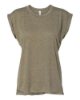 Picture of BELLA + CANVAS Women's Flowy Rolled Cuffs Muscle Tee