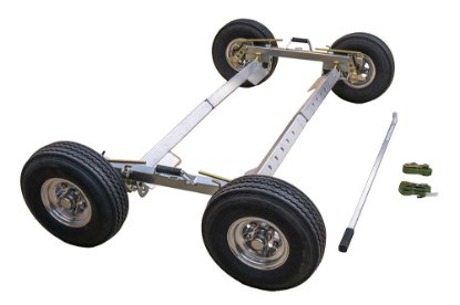 Picture of Collins G7 Hi-Speed Dolly HERO T12 Aluminum Cross Rails, Hubs, Wheels & Pry Bar