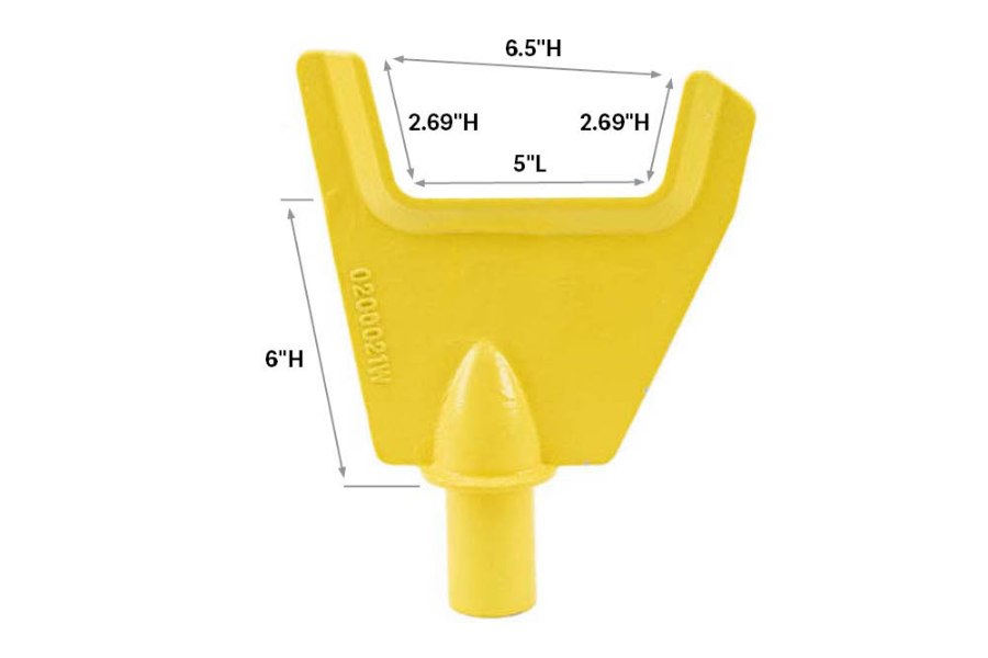 Picture of Miller Medium Axle Fork - 5" Wide Opening