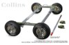 Picture of Collins Hi-Speed Dolly PRO Dolly Set Zinc Plated w/ Aluminum Axles and Aluminum Diamond Cut Wheels