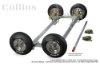 Picture of Collins Hi-Speed Dolly PRO Dolly Set Zinc Plated w/ Aluminum Axles and Aluminum Diamond Cut Wheels