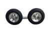 Picture of Collins Hi-Speed Dolly PRO Dolly Set Zinc Plated w/ Aluminum Axles and Aluminum Diamond Cut Wheels