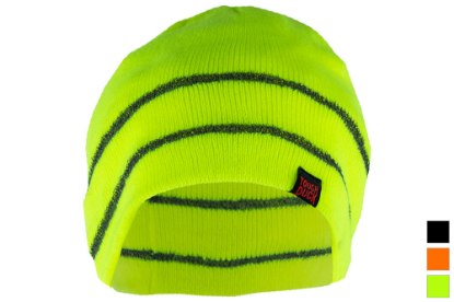 Picture of Tough Duck Hi-Vis Acrylic Knit Beanie w/ Reflective Striping