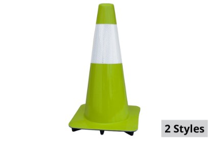 Picture of TAPCO Lime Reflective Traffic Cone