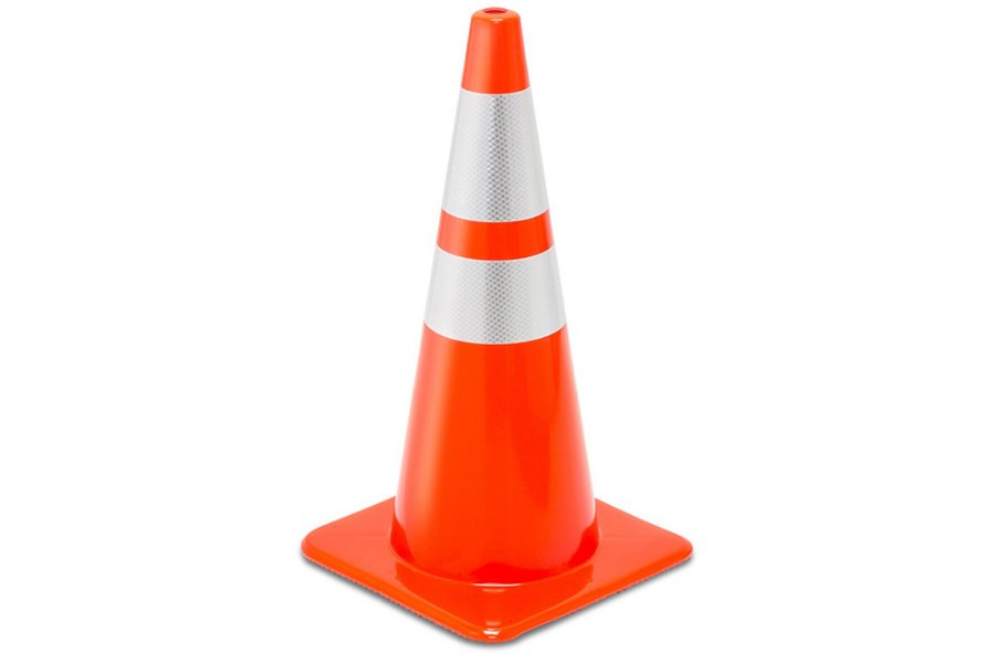 Picture of TAPCO Orange Reflective Traffic Cone