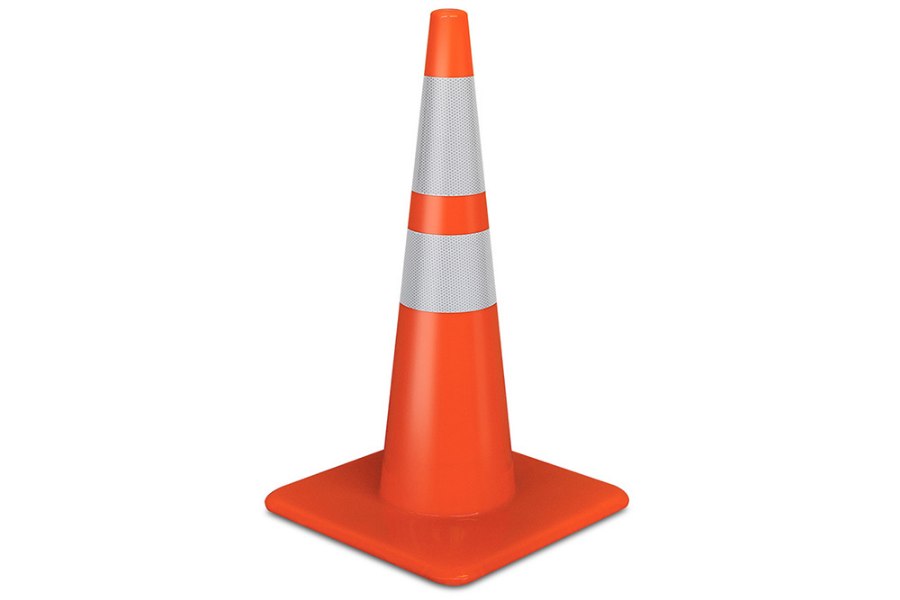 Picture of TAPCO Orange Reflective Traffic Cone