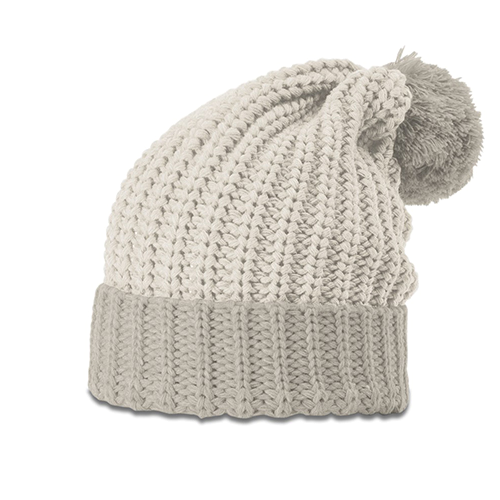 Picture of Richardson Chunky Cable Cuffed Pom Beanie