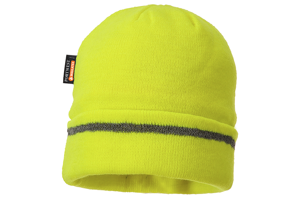 Picture of Portwest Reflective Trim Knit Hat Insulatex Lined