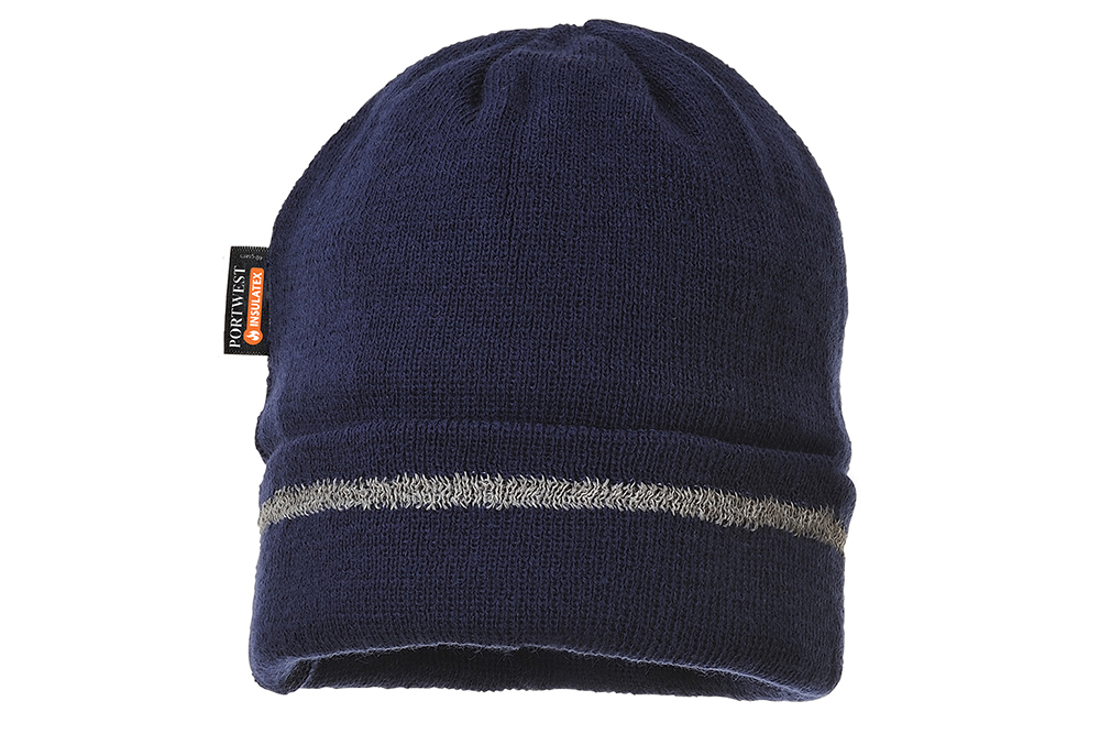 Picture of Portwest Reflective Trim Knit Hat Insulatex Lined