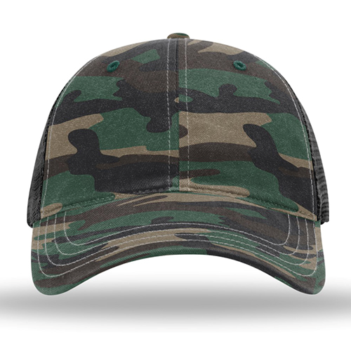 Picture of Richardson Garment Washed Printed Trucker Cap