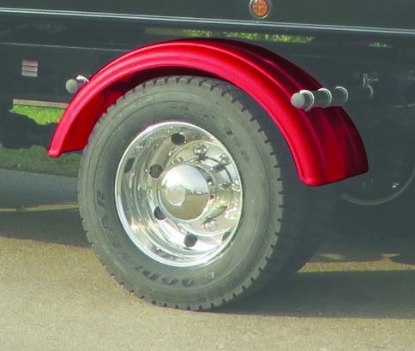 Picture of Minimizer 19.5" Red Plastic Fenders