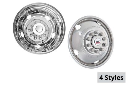 Picture of Phoenix Stainless Steel 19.5" Wheel Simulators Chevy/GMC 1975-2003 P-30Chassis and 1990-2003 3500HD