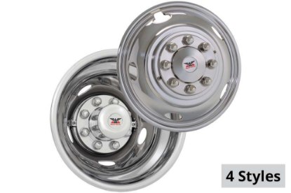 Picture of Phoenix Stainless Steel Custom Dual Wheel Simulator for 17" 8 Lug 5 HH 2WD / 4WD 2003 - 2018 Dodge 3500