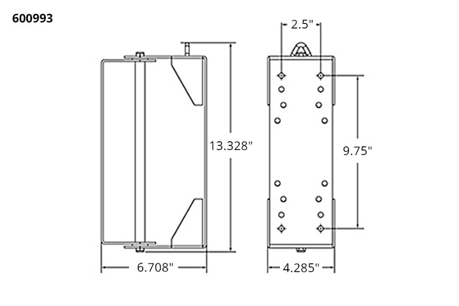 Picture of Reelcraft Wall Mounted Universal Swing Bracket