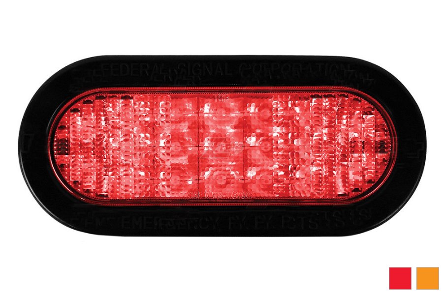 Picture of Federal Signal Flashing LED Lights Signaltech Oval 6"