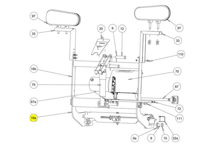 Picture of SnowDogg Lower Lift Frame MD