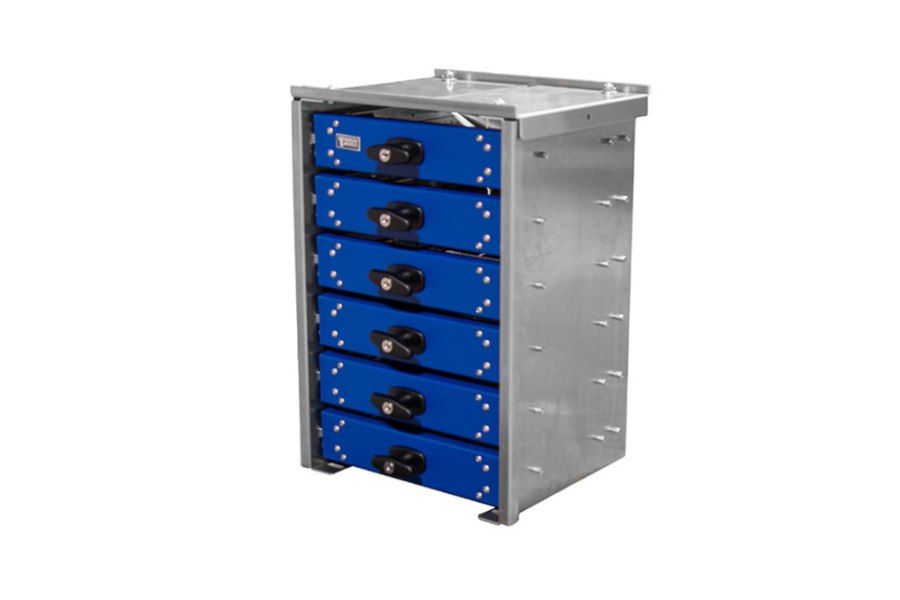 Picture of Stellar Blue 14" Wide Toolbox w/ 6 Drawers Lightweight Aluminum