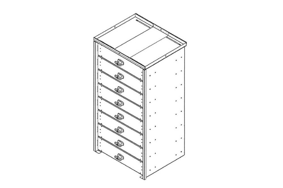 Picture of Stellar 8 Drawer Toolbox Systems