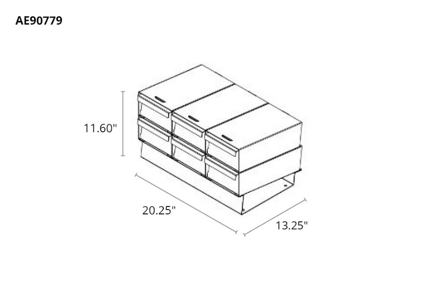 Picture of Stellar Steel Drawer Toolbox Bolt Bins