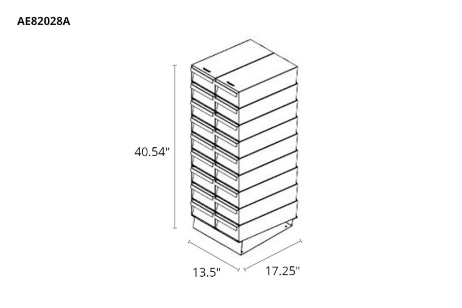 Picture of Stellar Aluminum Drawer Toolbox Bolt Bins