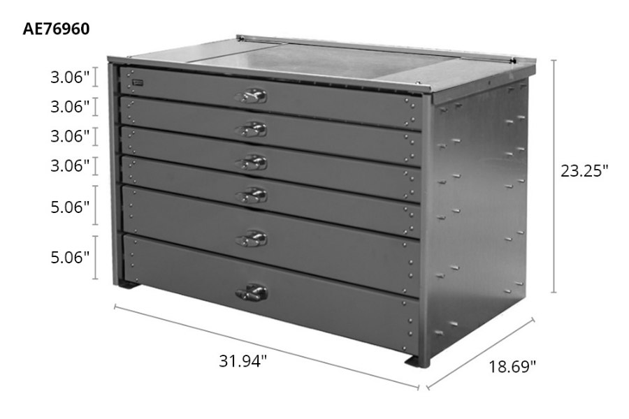 Picture of Stellar 6 Drawer Toolbox Systems