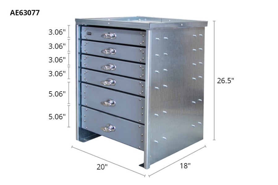 Picture of Stellar 6 Drawer Toolbox Systems