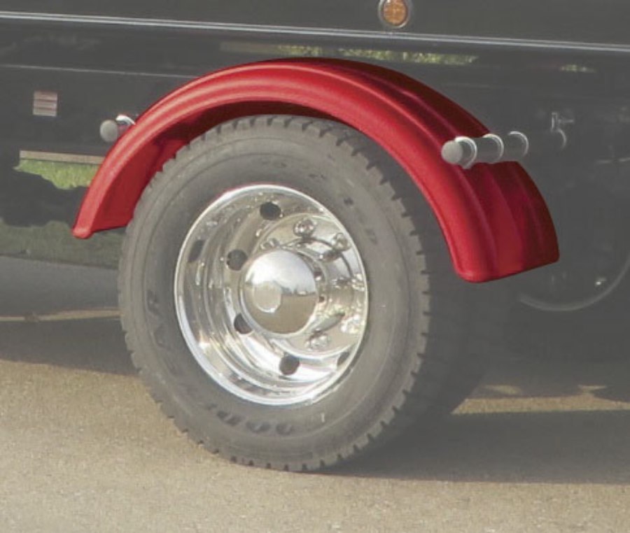 Picture of Minimizer 19.5" Red Plastic Fender (Fender Only)