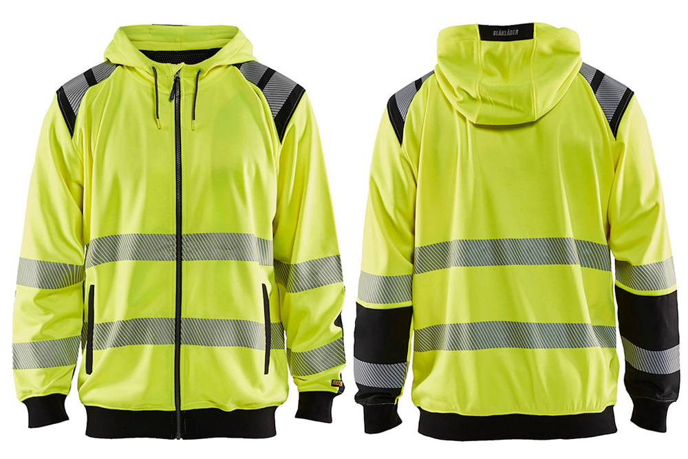 Picture of Blaklader Hi-Vis Zip-Up Sweatshirt