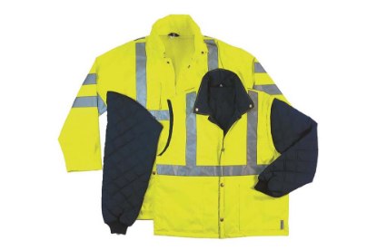 Picture of Ergodyne Glowear Class 3 Lime 4-in-1 Jacket