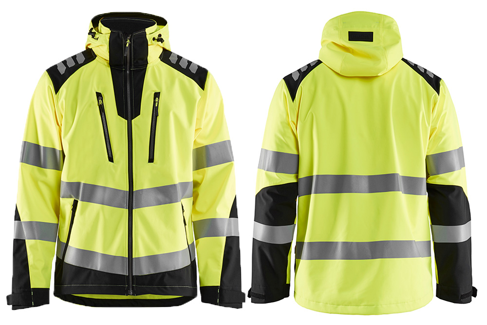 Picture of Blaklader Hi-Vis Softshell Jacket