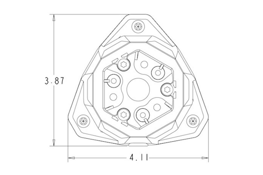 Picture of Buyers Riser Mount for LED Micro Beacons