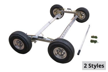 Picture of Collins G7 Hi-Speed Dolly HERO T12 Aluminum Cross Rails, Hubs, Wheels & Pry Bar