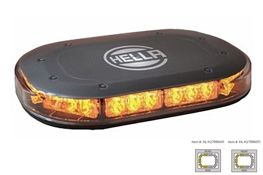 Picture of Hella MLB 100 LED Amber and White Light Bar