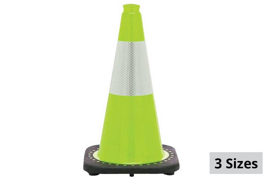 Picture of JBC Revolution Series Lime Reflective Traffic Cone