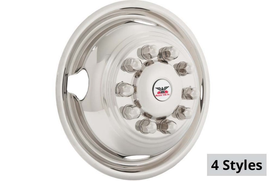 Picture of Phoenix 16" Stainless Steel Wheel Simulator 1988-1998 Ford Super Duty