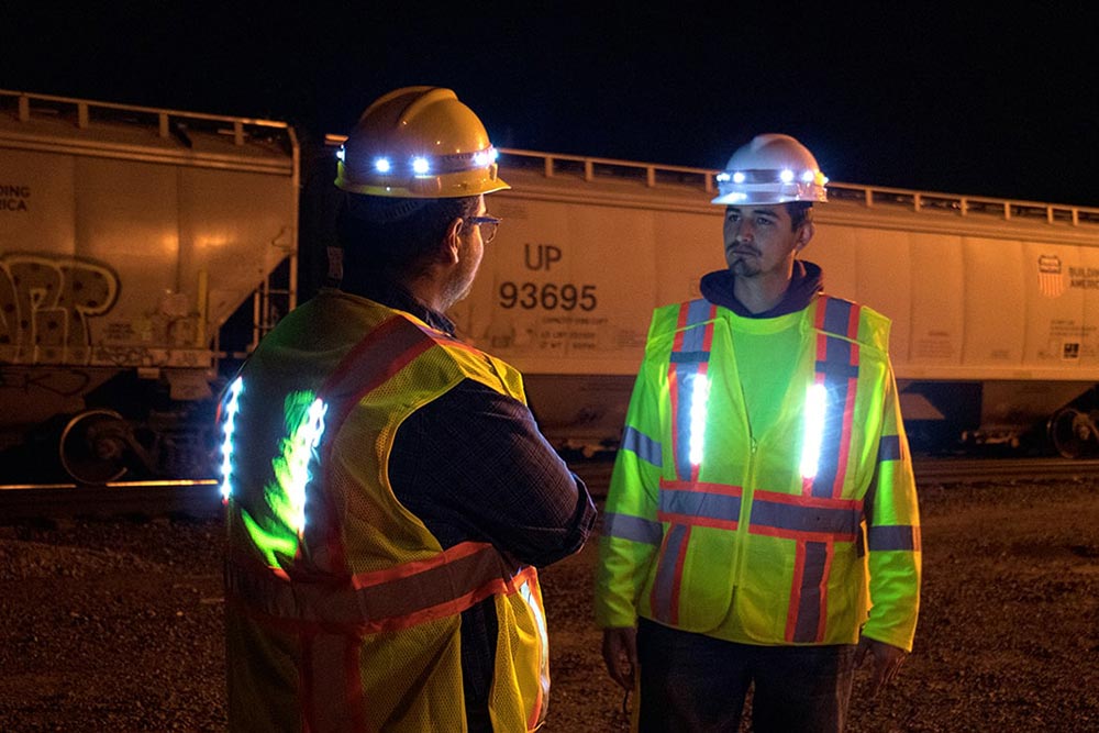 Picture of NiteBeams Hi-Vis 5 Point Breakaway LED Vest, Class 2