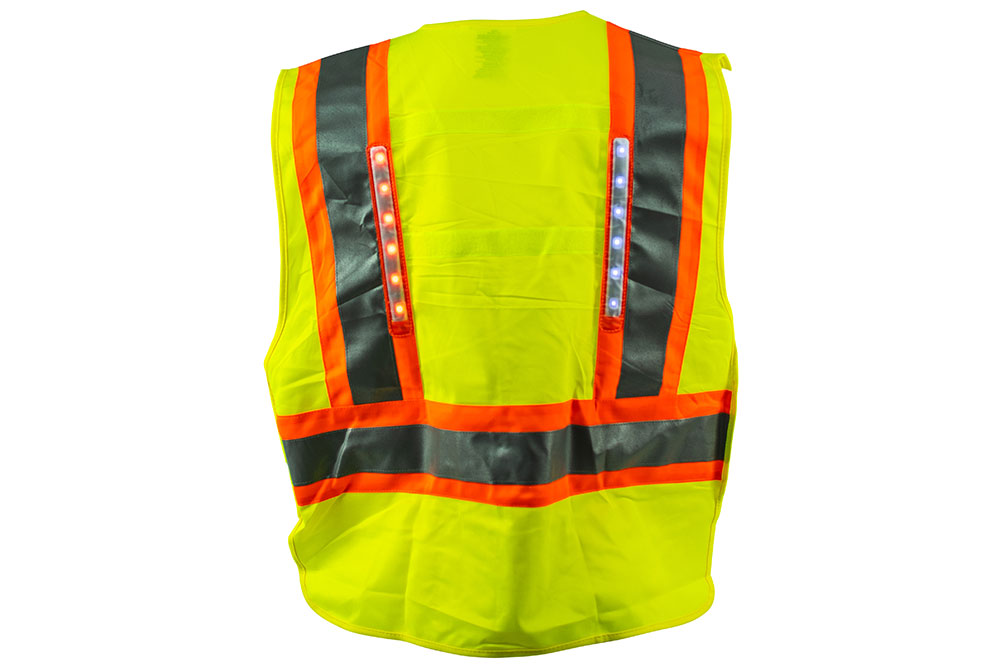 Picture of NiteBeams Hi-Vis 5 Point Breakaway LED Vest, Class 2