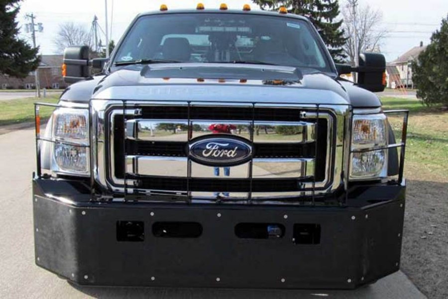 Picture of Diversified Push Bumper Ford F250 / F350 Super Duty 2017-21 w/ Grille Guard