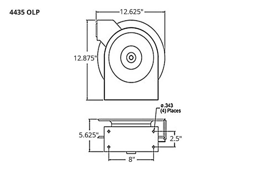 Picture of Reelcraft 4000 Series Air/Water Premium Hose Duty Reels