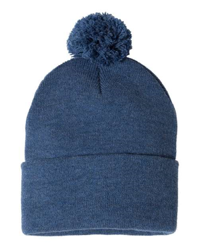 Picture of Sportsman 12" Pom-Pom Cuffed Beanie