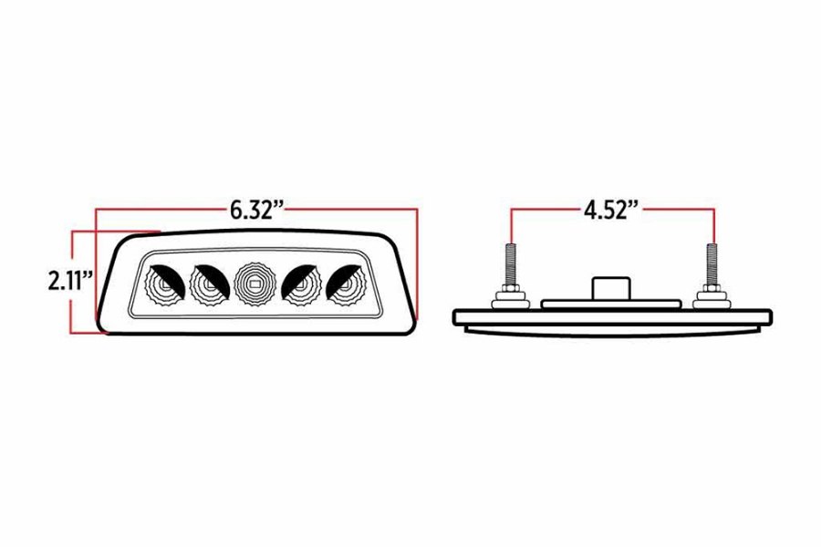 Picture of Trux Dual Revolution Turn and Marker to Auxiliary Fender LED Light - Kenworth