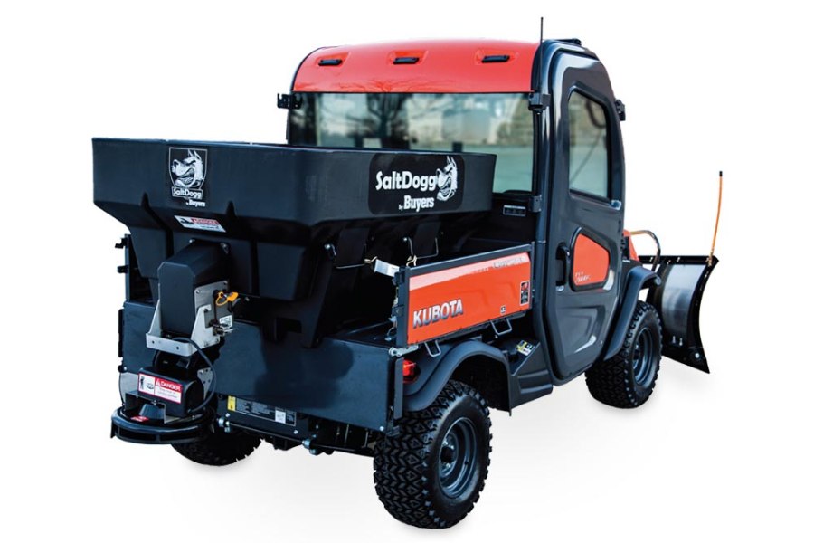 Picture of SaltDogg Black Electric Direct Drive Poly Slide-In Spreader 53"