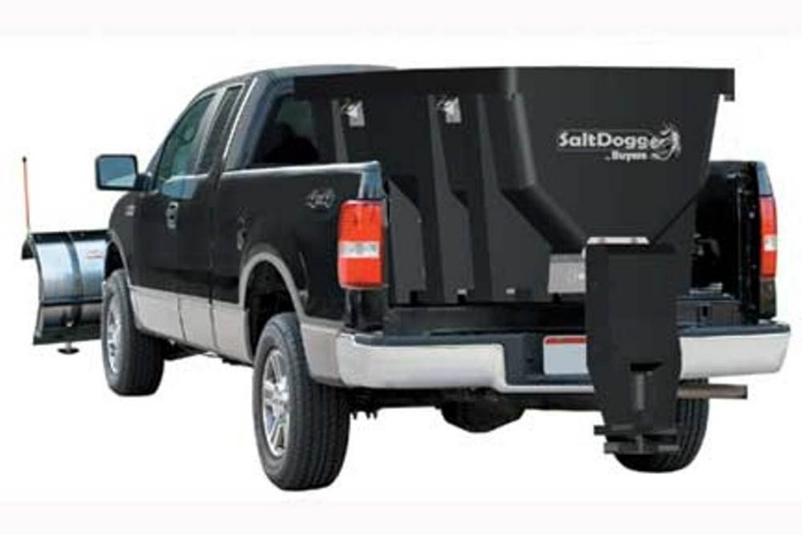 Picture of SaltDogg Black Electric Direct Drive Poly Slide-In Spreader 53"