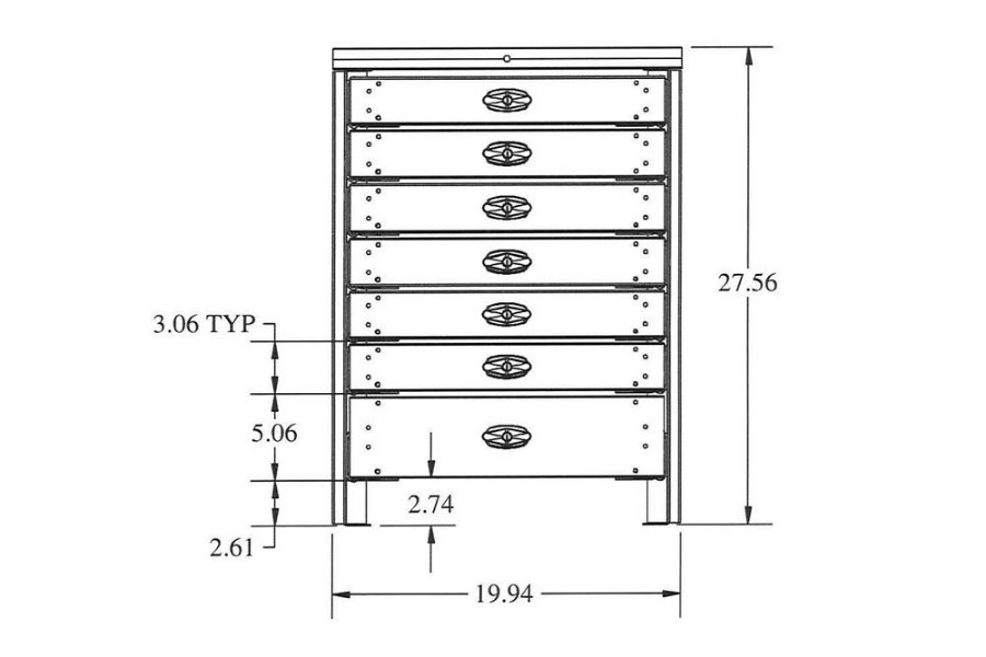 Picture of Stellar 7 Drawer Toolbox Systems