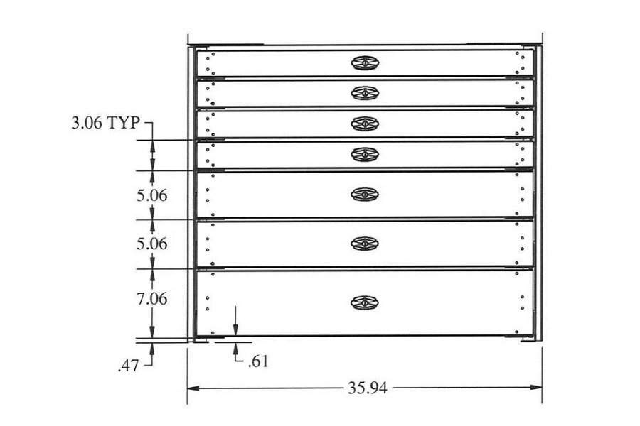 Picture of Stellar 7 Drawer Toolbox Systems