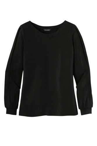 Picture of Port Authority Ladies Luxe Knit Jewel Neck Top